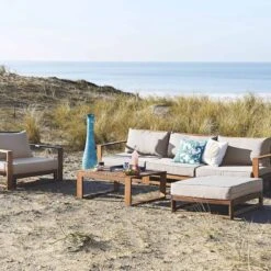 Alice's Garden Loungeset Mendoza - Acacia - 5 Plaatsen - Beige -Tuinmeubelen Winkel 1200x1200 1145