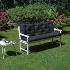 Beautissu Tuinbank Kussen Flair BR - Kussens Voor Tuinmeubelen 120 X 50 X 50 Cm Grafiet Grijs - Zitkussen En Rugkussen -Tuinmeubelen Winkel 1200x1200 1234