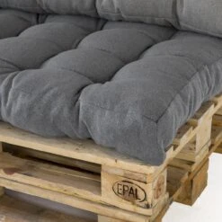 2L Home & Garden Rugkussen Metro Grijs - 60 X 40cm -Tuinmeubelen Winkel 1200x1200 1269