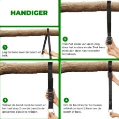 4House Ophang Koord Voor Hangmat, Hangstoel / Schommel - Hangmat Bevestigingsset Inclusief Haken - Karabijnhaak - Hangmat Standaard -Schommelophangset - Hangmat Ophangsysteem -150cm - Tot 1000kg - Boomvriendelijke Hangmat Ophangset - Set Van 2Stuks -Tuinmeubelen Winkel 1200x1200 1351