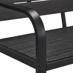 Relaxdays Tuinbank Met Kussen - 2 Zits Buitenbank Metaal - Balkonbank Kunststof - Voortuin -Tuinmeubelen Winkel 1200x1200 153