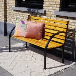 Dutcc 41142 - Tuinbank - Woodstock - 120 Cm – Zwart -Tuinmeubelen Winkel 1200x1200 170