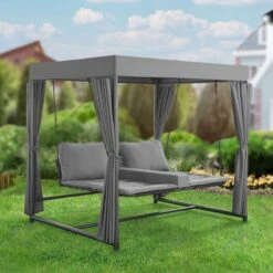 Schommelbank / Ligbank Kassandra - Donkergrijs -Tuinmeubelen Winkel 1200x1200 197