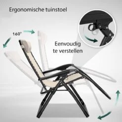 Sens Design Tuinstoel - Ligstoel Tuin - Beige -Tuinmeubelen Winkel 1200x1200 214