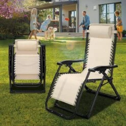 Sens Design Tuinstoel - Ligstoel Tuin - Beige -Tuinmeubelen Winkel 1200x1200 217