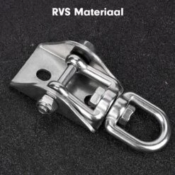 Luxe Ophangsysteem - 180° Schommelen, 360° Roteerbaar - Plafondhaak - Ophanghaak - Hangstoel Buiten - Hangstoel Binnen – Schommelstoel - Schommel - Bokszakken - RVS - Nederlandse Handleiding - -Tuinmeubelen Winkel 1200x1200 228