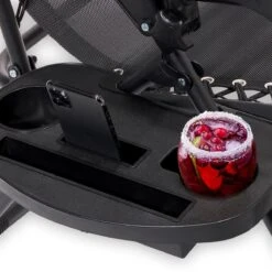 LifeGoods Opvouwbare Tuinstoelen - Verstelbaar Zonnescherm - 2 Stuks - 30°-90° Verstelbaar - Metaal - Zwart -Tuinmeubelen Winkel 1200x1200 279