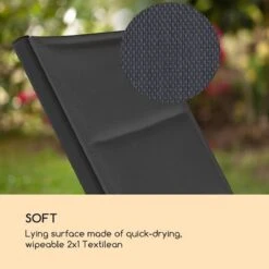 Blumfeldt Limala Tuinstoel - Ligstoel - Relaxstoel - Rugleuning In 6 Standen Verstelbaar - 2 Vielen - Draagkracht: Max. 150 Kg -Tuinmeubelen Winkel 1200x1200 352