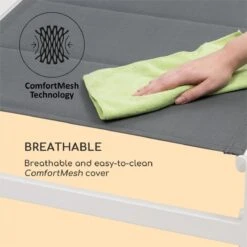 Blumfeldt Renazzo Lounge Ligstoel - Ligbed Voor De Tuin - Aluminium Tuinstoel - 6 Standen - Waterafstotend - Bekleding Van 70 % Pvc En 30 % Polyetheen - Grijs -Tuinmeubelen Winkel 1200x1200 379