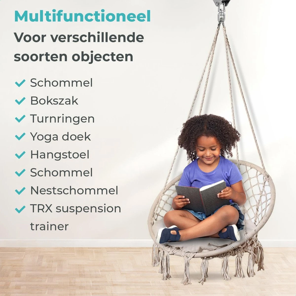 AVINT GOODS RVS Ophangsysteem Plafondhaak Bokszak – Schroefhaak & Ophanghaak Hangstoel – Muurhaak Binnen & Buiten - 550KG 7 AVINT GOODS RVS Ophangsysteem Plafondhaak Bokszak – Schroefhaak & Ophanghaak Hangstoel – Muurhaak Binnen & Buiten - 550KG - Afbeelding 5