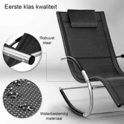 Sens Design Zonnebed - Ligbed - Weerbestendig - Zwart -Tuinmeubelen Winkel 1200x1200 447