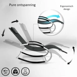 Sens Design Zonnebed - Ligbed - Weerbestendig - Antraciet -Tuinmeubelen Winkel 1200x1200 468