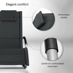 Sens Design Zonnebed - Ligbed - Weerbestendig - Antraciet -Tuinmeubelen Winkel 1200x1200 469