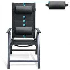 Casaria Tuinstoel Aluminium - 2 Stuks Inklapbaar - Antraciet 21 Casaria Tuinstoel Aluminium - 2 Stuks Inklapbaar - Antraciet -Tuinmeubelen Winkel 1200x1200 475