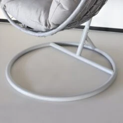 Egg Hangstoel Roundabout Grijs -Tuinmeubelen Winkel 1200x1200 481