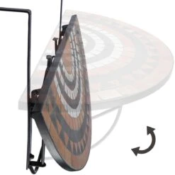 Tectake - Balkontafel Mozaïek Klapbaar - 402774 -Tuinmeubelen Winkel 1200x1200 516