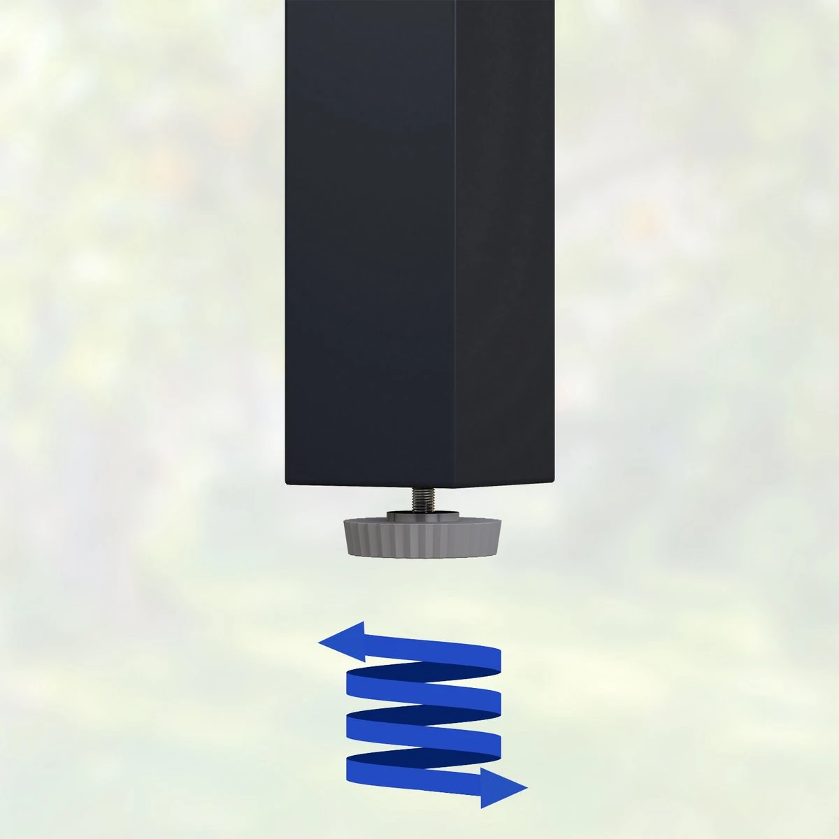 Casaria – Tuintafel – Aluminium – 90x90x75cm –Antraciet 5 Casaria – Tuintafel – Aluminium – 90x90x75cm –Antraciet - Afbeelding 3