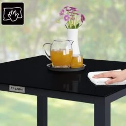 Casaria – Tuintafel – Aluminium – 90x90x75cm –Antraciet 14 Casaria – Tuintafel – Aluminium – 90x90x75cm –Antraciet -Tuinmeubelen Winkel 1200x1200 548