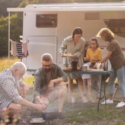 LifeGoods Klaptafel - Inklapbaar - 180 Cm - 6 Tot 8 Personen - Zwart -Tuinmeubelen Winkel 1200x1200 573