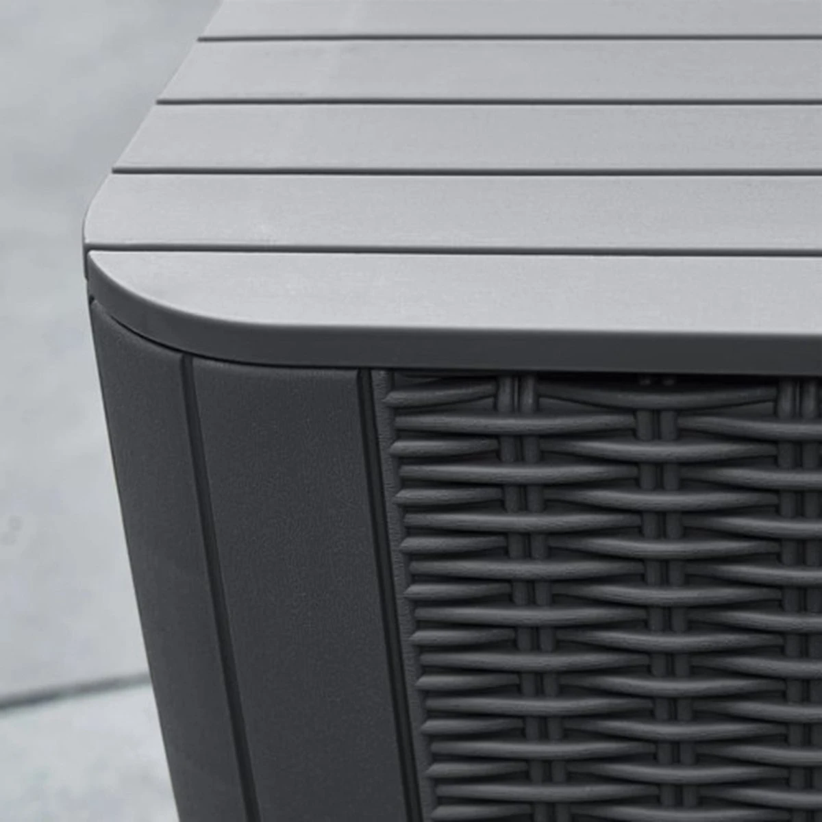 ALLIBERT Keter Luzon Opbergtafel - 39x39x43cm - Donkergrijs 17 ALLIBERT Keter Luzon Opbergtafel - 39x39x43cm - Donkergrijs - Afbeelding 15