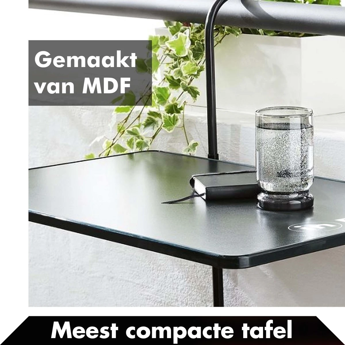 Balkontafel Inklapbaar – Zwart – 60 X 60 X 70 Cm – Hout Balkontafeltje Hangend Balkonbar Balkontafels Opklapbaar Hangtafel Balcony Table – Ophangbaar Voor Aan Het Balkon – Vouwtafel Wandtafel Inklapbare Tafel – Bijzettafel – Buiten Tafeltje Klaptafel 7 Balkontafel Inklapbaar – Zwart – 60 X 60 X 70 Cm – Hout Balkontafeltje Hangend Balkonbar Balkontafels Opklapbaar Hangtafel Balcony Table – Ophangbaar Voor Aan Het Balkon – Vouwtafel Wandtafel Inklapbare Tafel – Bijzettafel – Buiten Tafeltje Klaptafel - Afbeelding 5