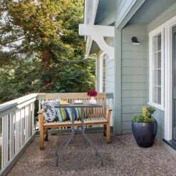 Relaxdays Tuintafel Vierkant - Buitentafel - Kleine Eettafel Tuin - Balkontafel Kunststof -Tuinmeubelen Winkel 1200x1200 647