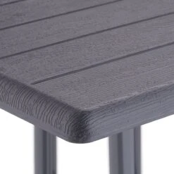 Relaxdays Tuintafel Vierkant - Buitentafel - Kleine Eettafel Tuin - Balkontafel Kunststof -Tuinmeubelen Winkel 1200x1200 648