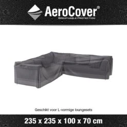 Aerocover Loungesethoes - L-vorm - L 255 X L 255 X B 100 X H 70 Cm -Tuinmeubelen Winkel 1200x1200 65