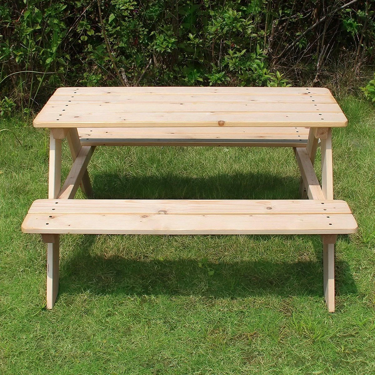 MaxxGarden Kinder Picknicktafel - 90x79x50cm - Hout 9 MaxxGarden Kinder Picknicktafel - 90x79x50cm - Hout - Afbeelding 7