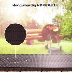 LifeGoods Klaptafel - Inklapbaar - 180 Cm - 6 Tot 8 Personen - Bruin -Tuinmeubelen Winkel 1200x1200 663