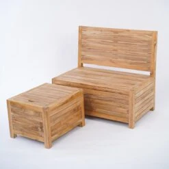 Kleine Teakhouten Tuinbank Met Opbergruimte - 100 X 60 X 90 Cm - Duurzaam Teakhout - Blijft Strak En Mooi - Sterke Constructie Om Lang Mee Te Gaan -Tuinmeubelen Winkel 1200x1200 67
