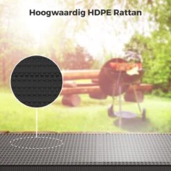 LifeGoods Klaptafel - Inklapbaar - 120 Cm - 4 Personen - Zwart -Tuinmeubelen Winkel 1200x1200 671