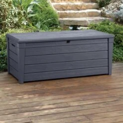 Keter Brightwood Opbergbox - 455L - 145x69,7x60,3 Cm - Grafiet 25 Keter Brightwood Opbergbox - 455L - 145x69,7x60,3 Cm - Grafiet -Tuinmeubelen Winkel 1200x1200 730