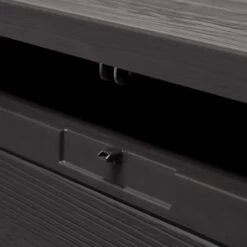 Merkloos Woody Tuin Opbergbox - 324 Liter 45x120x60 Cm - Tuinkussenbox - Antraciet/bruin -Tuinmeubelen Winkel 1200x1200 733