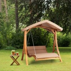 Bermuda Hollywoodschommel Tuinschommelbank 130 Cm 2-zits Zonneluifel -Tuinmeubelen Winkel 1200x1200 74