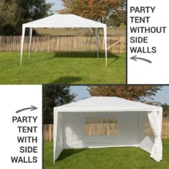 MaxxGarden Partytent - Paviljoen - 3x4m - Incl. Zijwanden - Waterdicht - Wit -Tuinmeubelen Winkel 1200x1200 773