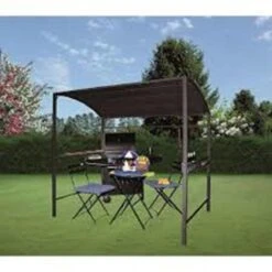 Merkloos Barbecue Overkapping Afm. 233 X 145 Cm Zwart -Tuinmeubelen Winkel 1200x1200 862