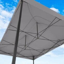 LifeGoods Partytent - 3x4.5 M - Zijwanden - Easy Up - Opvouwbaar - Waterdicht - Draagtas Met Wieltjes - Donkergrijs -Tuinmeubelen Winkel 1200x1200 876