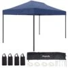 LifeGoods Partytent - 3x4.5 M - Easy Up - Opvouwbaar - Waterdicht - Draagtas Met Wieltjes - Donkerblauw -Tuinmeubelen Winkel 1200x1200 879