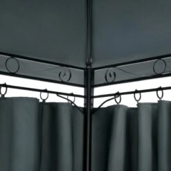 Casaria Paviljoen Topas 3x4m - UV-bescherming 50+ - Antraciet -Tuinmeubelen Winkel 1200x1200 892