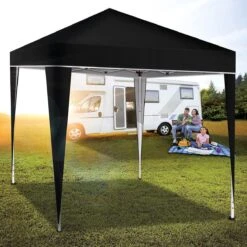 Sens Design Partytent Opvouwbaar - 3 X 3m - Zwart -Tuinmeubelen Winkel 1200x1200 904