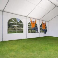 Hoogwaardige Partytent 3x6 M Van 240 G/m² PE Zeil Tuintent Feesttent Waterdicht In Wit -Tuinmeubelen Winkel 1200x1200 927