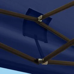 LifeGoods Partytent - 3x3 M - Zijwanden - Easy Up - Opvouwbaar - Waterdicht - Draagtas Met Wieltjes - Donkerblauw -Tuinmeubelen Winkel 1200x1200 961