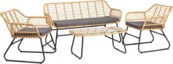 Milton & Oldbrook Tuinset 4-delig Kilsund Naturel -Tuinmeubelen Winkel 1200x449 2
