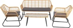 Milton & Oldbrook Tuinset 4-delig Kilsund Naturel -Tuinmeubelen Winkel 1200x460 2