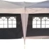 Partytent 3x6m Easy Up - 6 Zijwanden - Grijs -Tuinmeubelen Winkel 1200x480