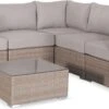 Premium Loungeset - VITTORIA - Rond Wicker– 5 Plaatsen, Naturel/beige -Tuinmeubelen Winkel 1200x493