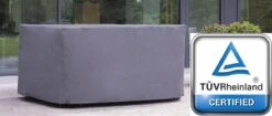 Weersbestendige Beschermhoes Tuinset | 245 X 150 X 95 Cm | Premium | Waterproof | TÜV Rheinland Gecertificeerd | Hoes Voor Tuin | Waterdicht | Solution Dyed (verkleuring Onmogelijk) | Grijs / Antraciet -Tuinmeubelen Winkel 1200x511 1