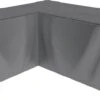 SORARA® Hoes Loungeset Hoekbank 235 X 235 X 70/100 Cm Grijs - Luxe Beschermhoes Tuinbank Met Aantrekkoord. -Tuinmeubelen Winkel 1200x519
