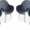 Alice's Garden Kuipstoelen CELEBES - Set Van 4 - Acacia En Kunststof - Grijs 1 Alice's Garden Kuipstoelen CELEBES - Set Van 4 - Acacia En Kunststof - Grijs -Tuinmeubelen Winkel 1200x565